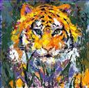 wild animal oil painting